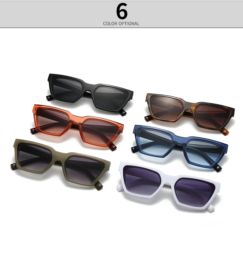 Modern Style Solid Color Pc Cat Eye Full Frame Women's Sunglasses display picture 4