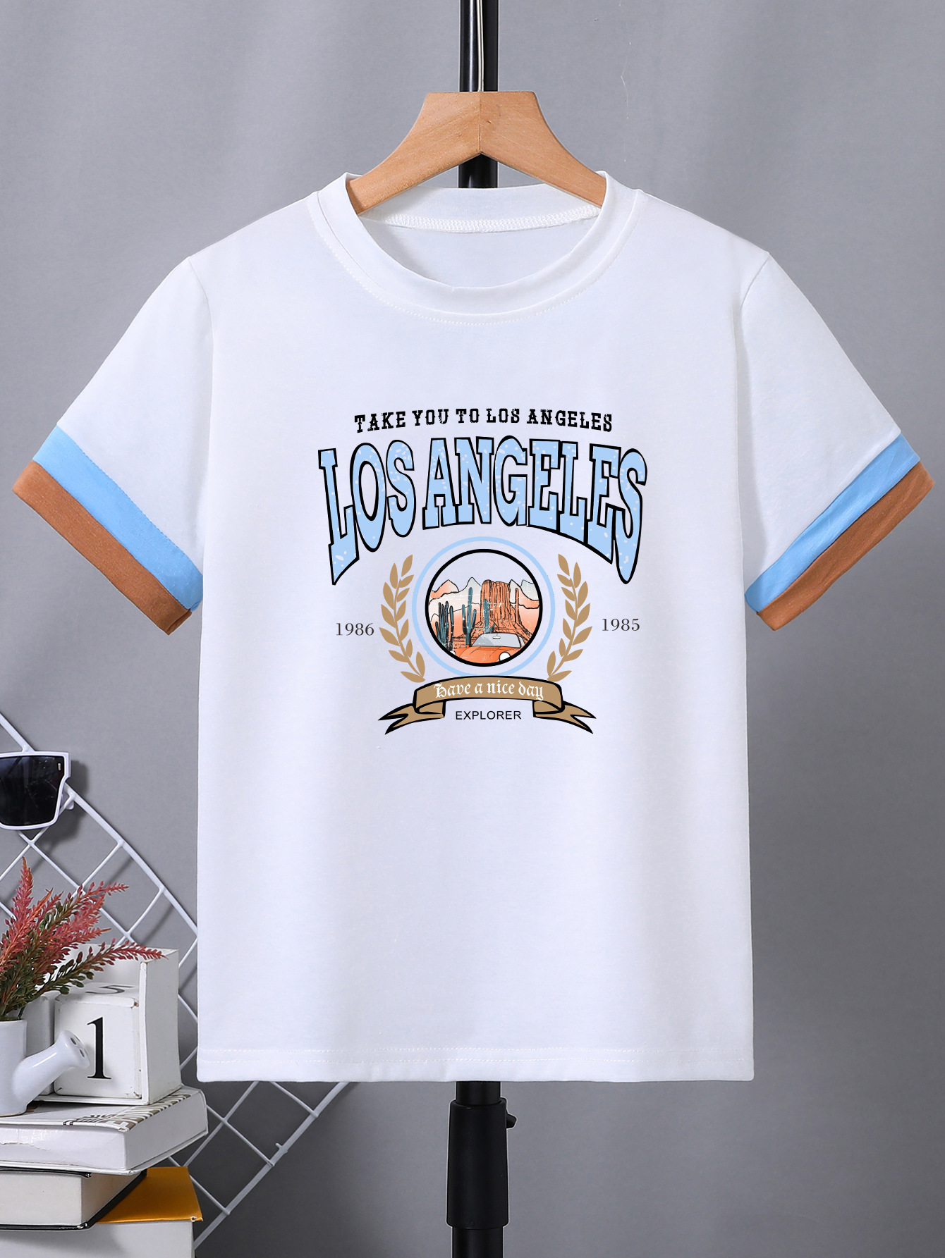 Einfacher Stil Brief Polyester T-Shirts & Hemden display picture 1