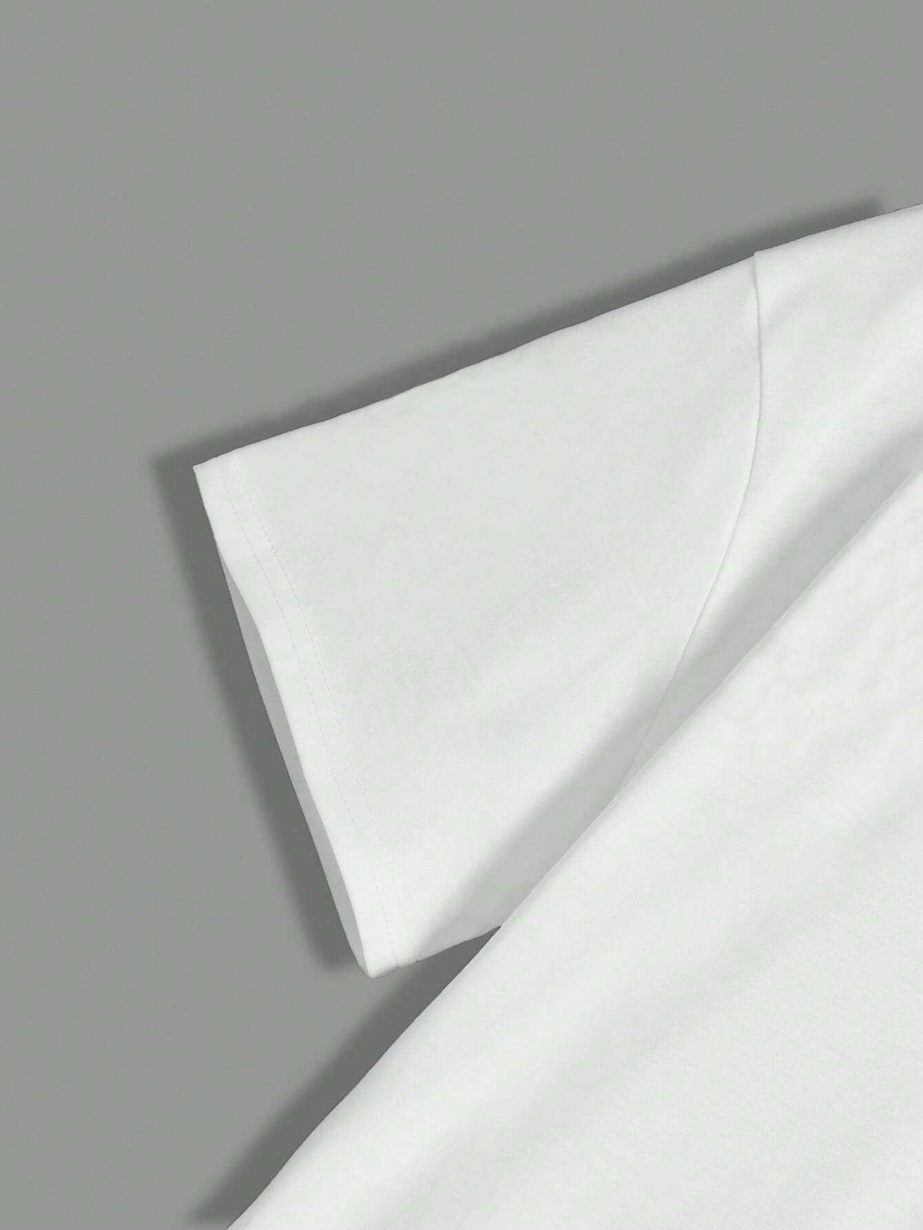 Décontractée Des Sports Lettre Couleur Unie Polyester T-shirts & Chemises display picture 4