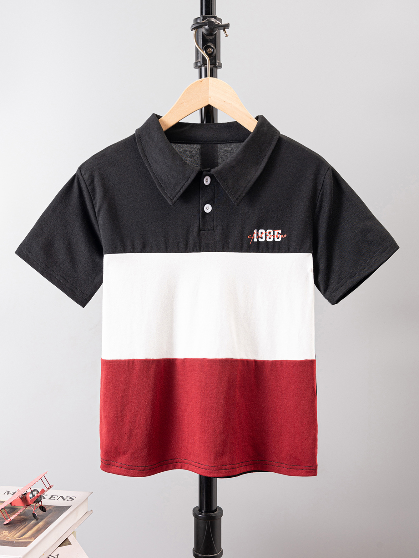 Einfacher Stil Farbblock Patchwork T-Shirts & Hemden display picture 1