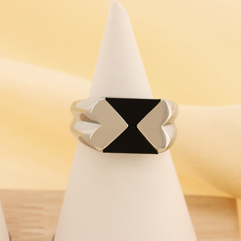 Basic Simple Style Classic Style Triangle Round 304 Stainless Steel 18K Gold Plated Rings In Bulk display picture 8