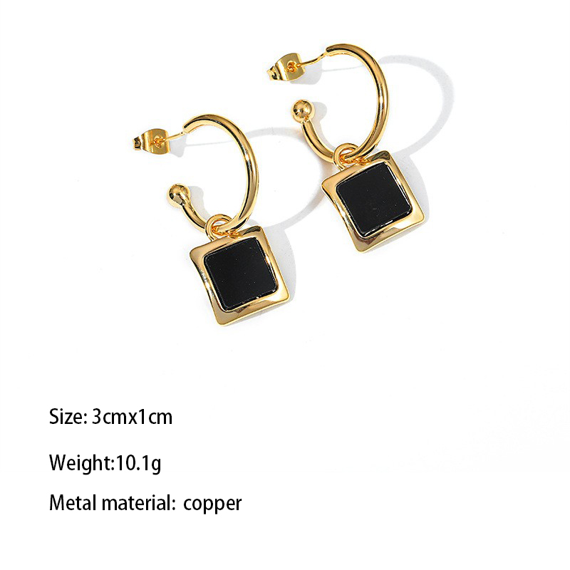1 Pair Vacation Simple Style Curve Heart Shape Plating Inlay Metal Copper Brass Zircon Gold Plated Dangling Earrings display picture 14