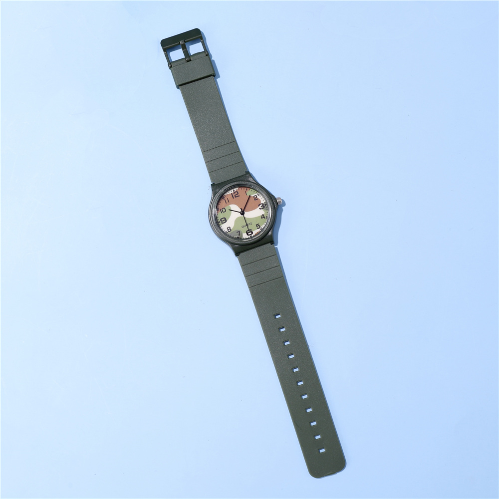 Einfacher Stil Klassischer Stil Farbblock Schnalle Quarz Kinder Uhren display picture 5