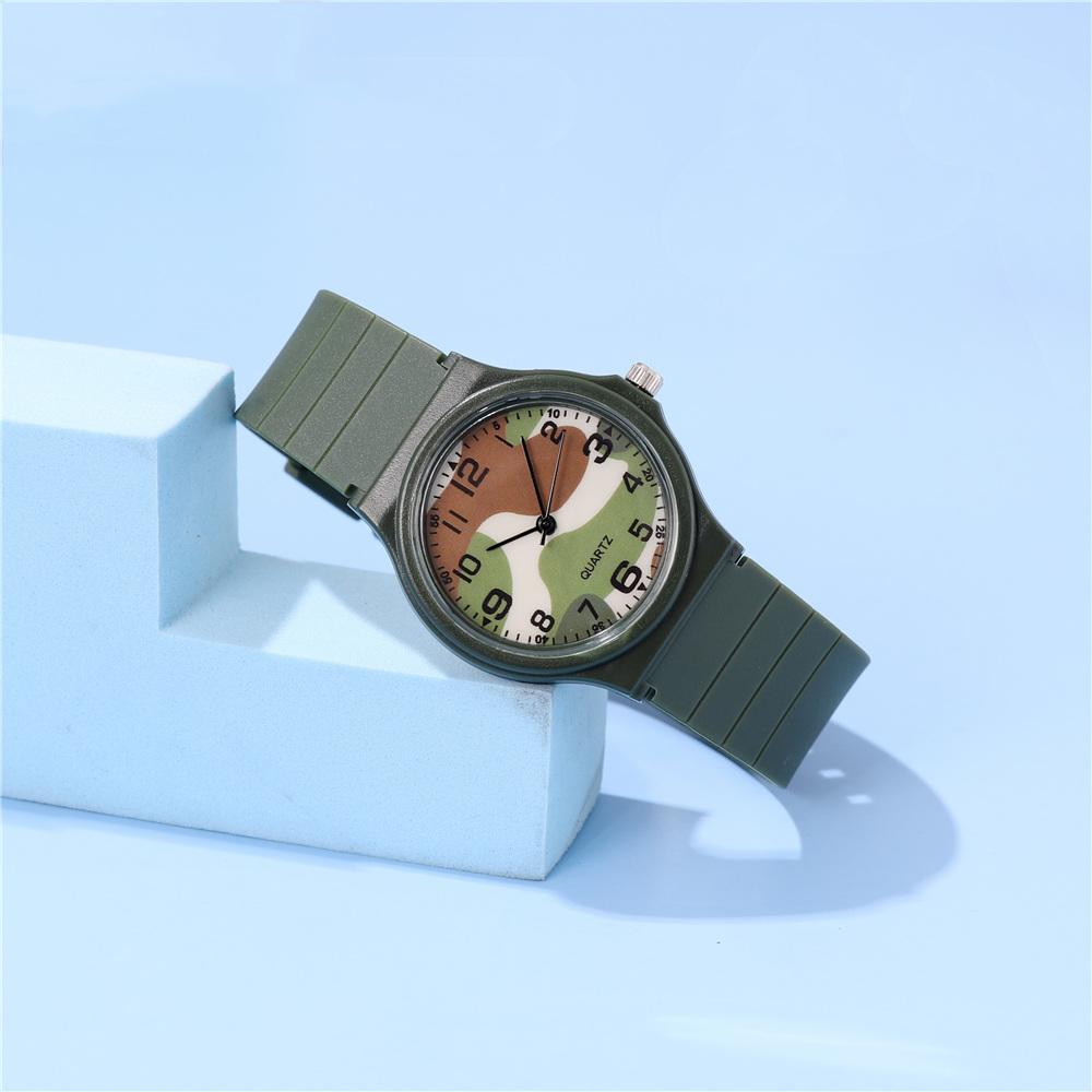 Einfacher Stil Klassischer Stil Farbblock Schnalle Quarz Kinder Uhren display picture 10