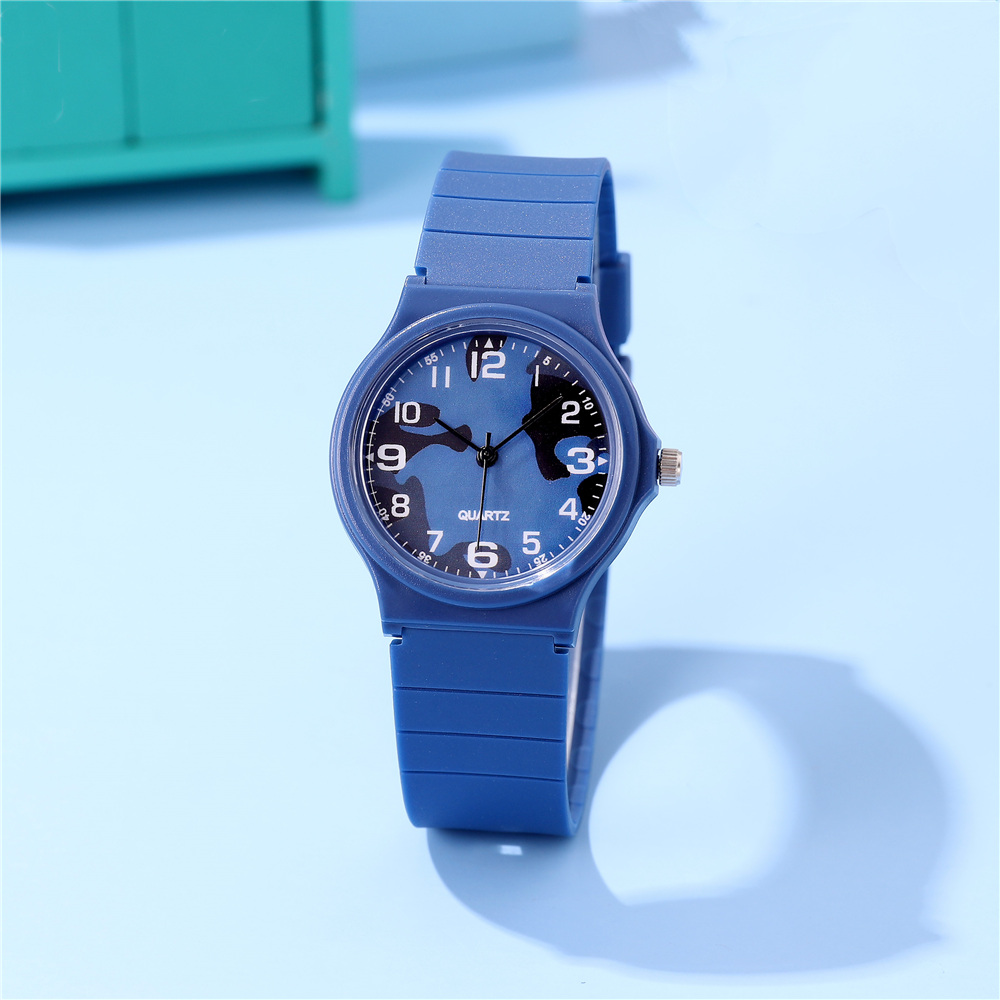 Simple Style Classic Style Color Block Buckle Quartz Kids Watches display picture 4
