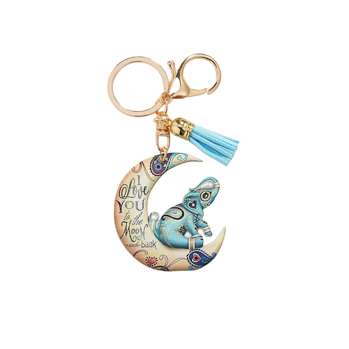Casual Cute Shiny Animal Arylic Printing K Gold Plated Keychain display picture 5