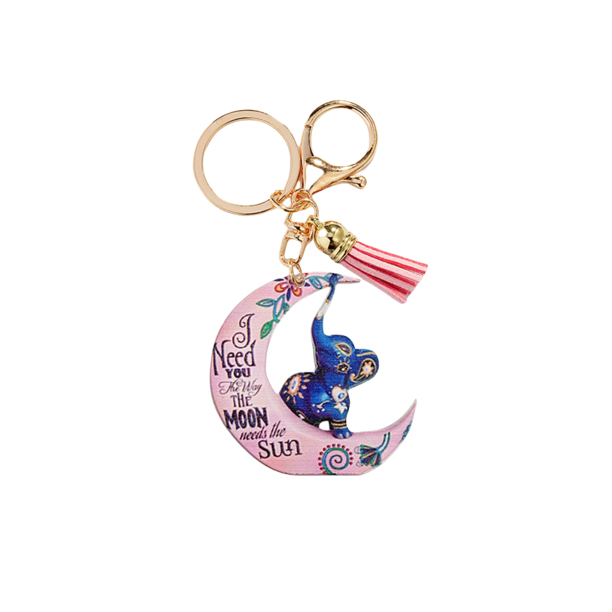 Casual Cute Shiny Animal Arylic Printing K Gold Plated Keychain display picture 4