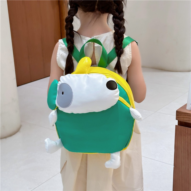 2024 New Kindergarten Children's Backpack Cute Boys And Girls Small Backpack Baby Outing Lightweight Animal Schoolbag display picture 4