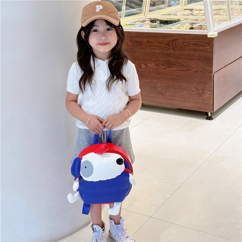 2024 New Kindergarten Children's Backpack Cute Boys And Girls Small Backpack Baby Outing Lightweight Animal Schoolbag display picture 5