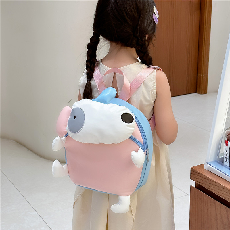 2024 New Kindergarten Children's Backpack Cute Boys And Girls Small Backpack Baby Outing Lightweight Animal Schoolbag display picture 7