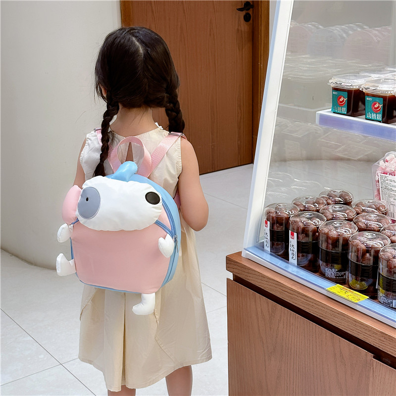 2024 New Kindergarten Children's Backpack Cute Boys And Girls Small Backpack Baby Outing Lightweight Animal Schoolbag display picture 12