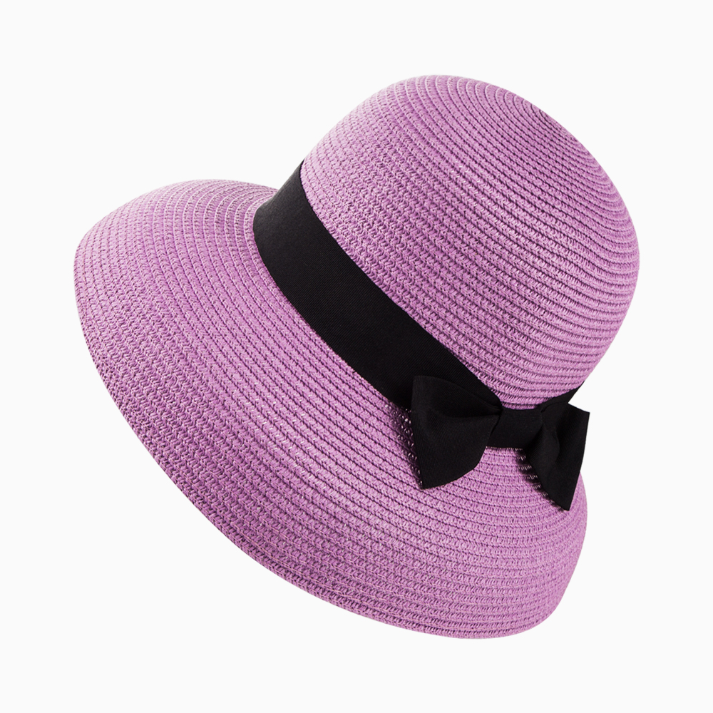 Women's Casual Elegant Modern Style Bow Knot Wide Eaves Straw Hat display picture 5