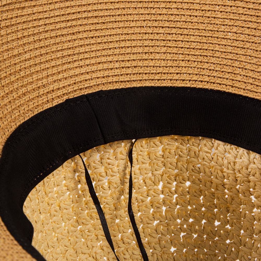 Women's Ethnic Style Classic Style Color Block Beaded Big Eaves Straw Hat display picture 9