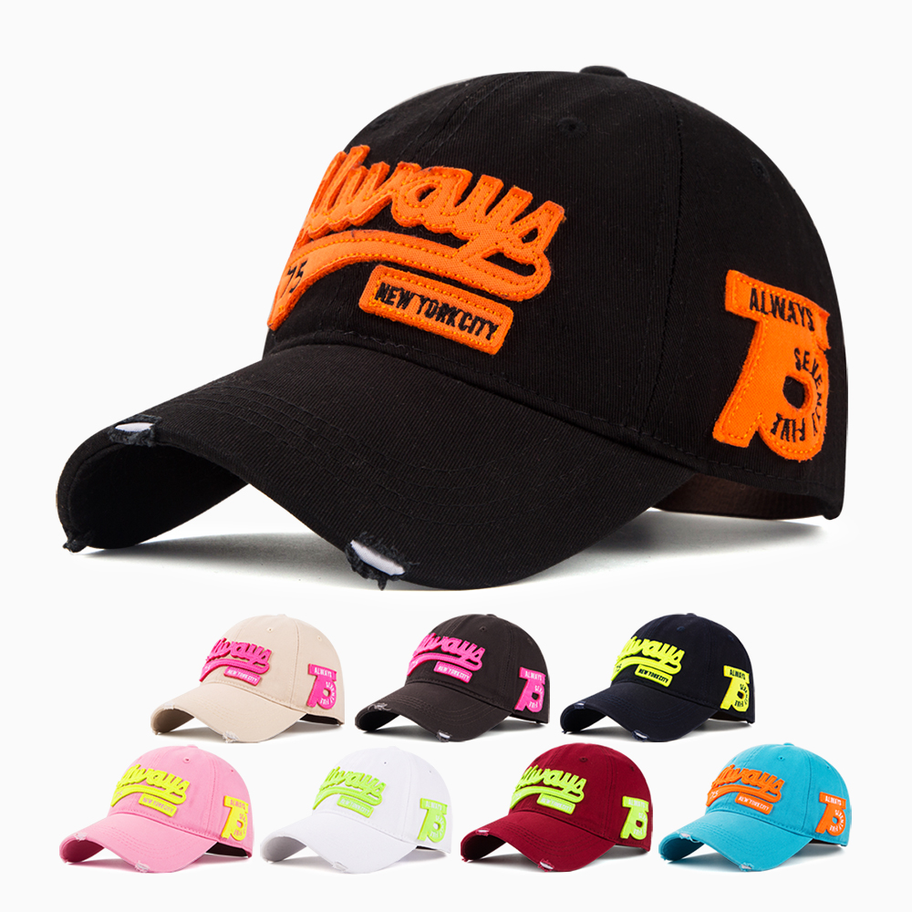 Women's Casual Streetwear Color Block Curved Eaves Baseball Cap display picture 12