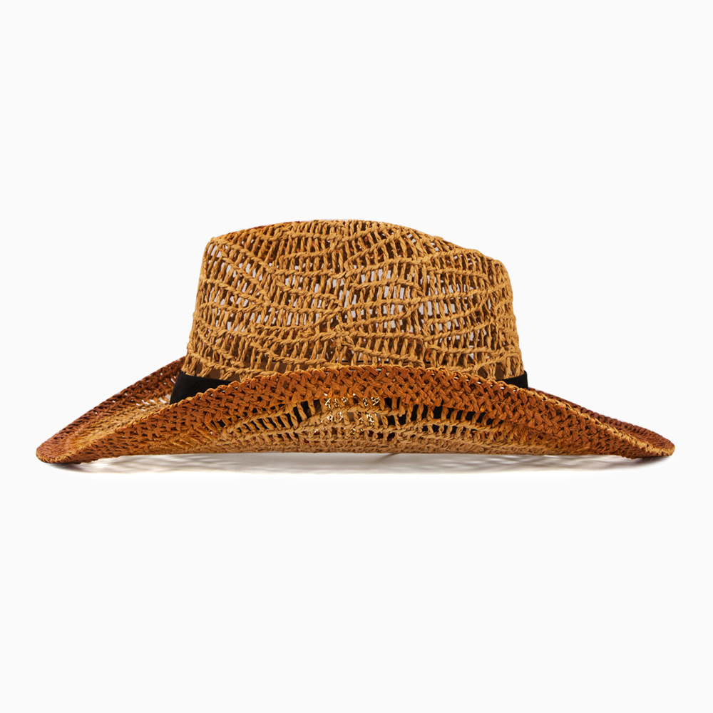 Femmes Tropical Style Cool Bloc De Couleur Grand Avant-Toit Chapeau Fédora display picture 5