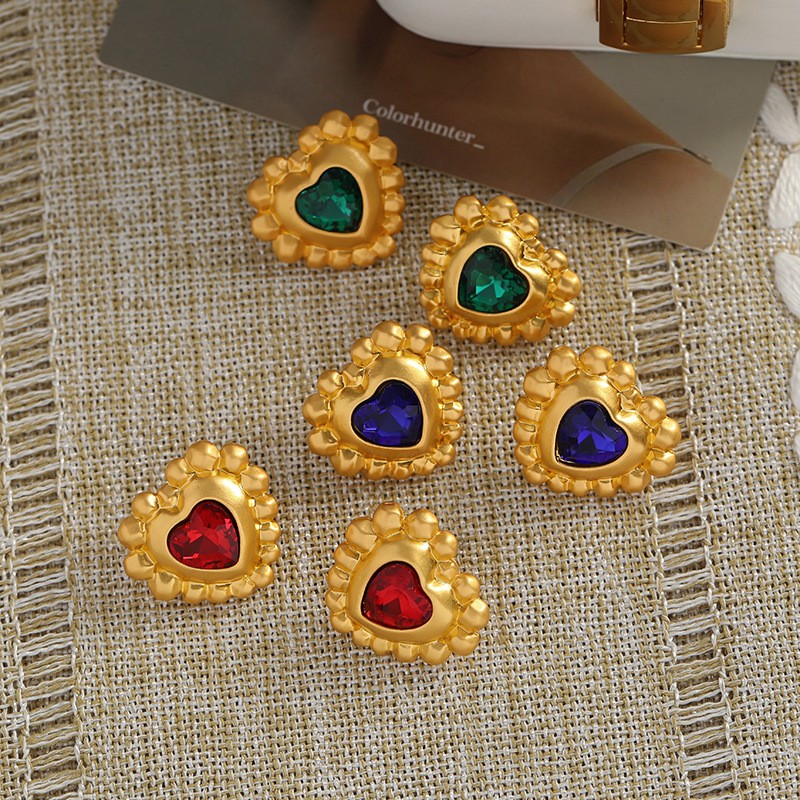1 Pair Retro Roman Style Geometric Plating Inlay Carving Metal Copper Brass Pearl Zircon Gold Plated Drop Earrings Ear Studs display picture 20