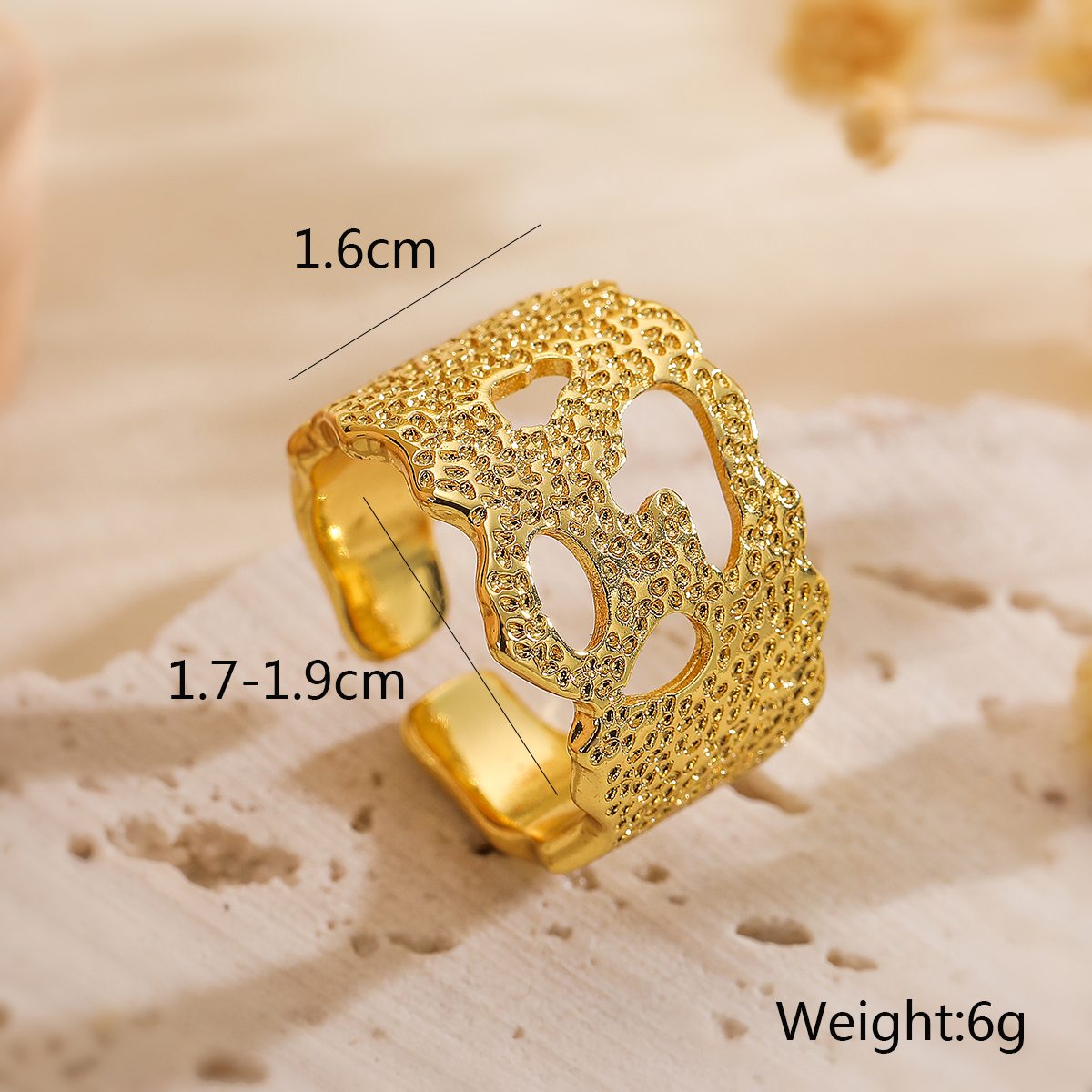 Copper 18K Gold Plated Retro Simple Style Commute Plating Hollow Out Inlay Geometric Heart Shape Zircon Open Rings display picture 1
