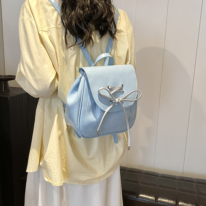 Medium Waterproof 13 Inch Solid Color Daily Shopping Women's Backpack display picture 3