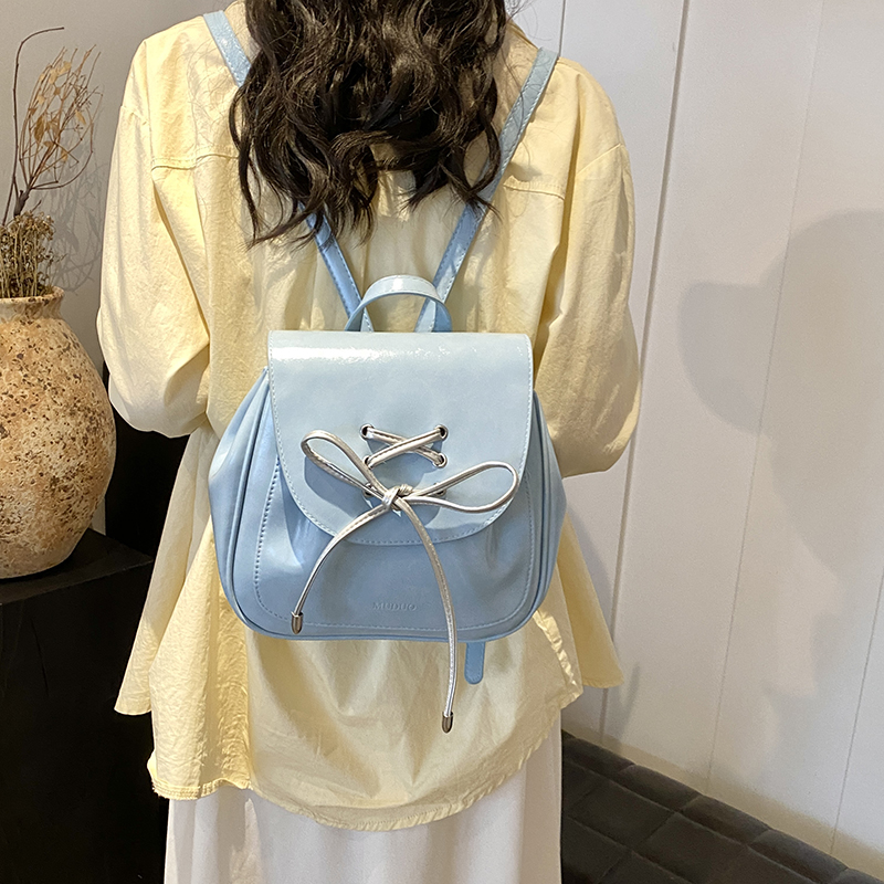 Medium Waterproof 13 Inch Solid Color Daily Shopping Women's Backpack display picture 8