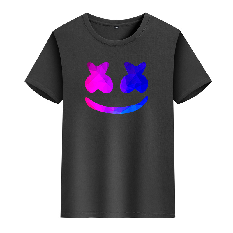 Men's Smiley Face Simple Style Round Neck Short Sleeve Regular Fit Men's T-shirt display picture 1