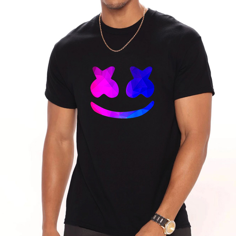 Men's Smiley Face Simple Style Round Neck Short Sleeve Regular Fit Men's T-shirt display picture 2