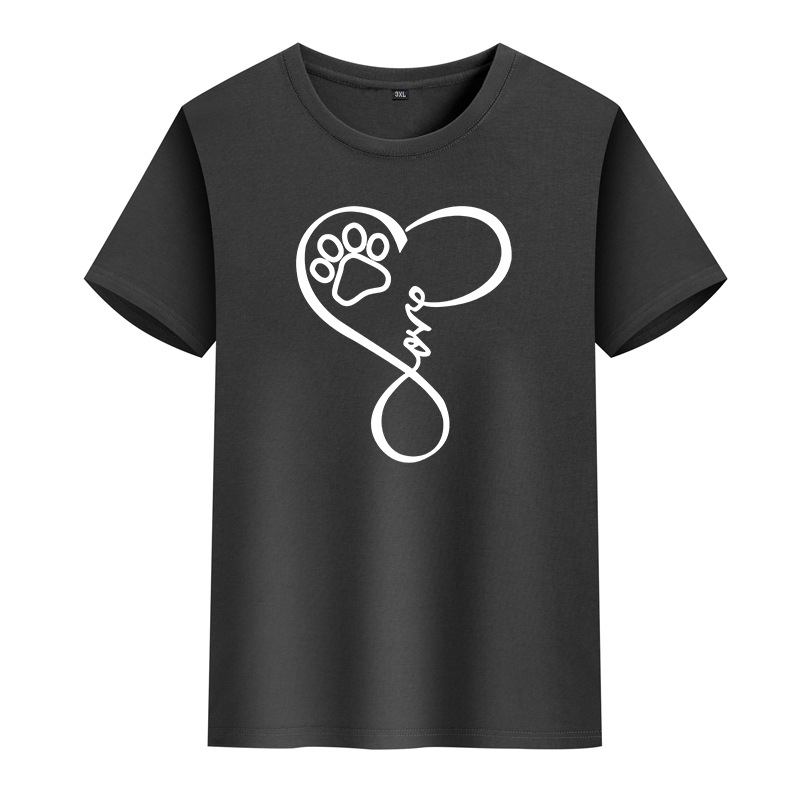 Men's Heart Shape Simple Style Round Neck Short Sleeve Regular Fit Men's T-shirt display picture 6