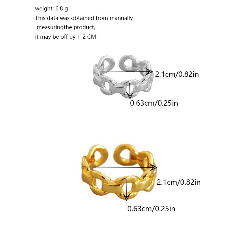 Simple Style Classic Style Solid Color Alloy Hollow Out Gold Plated Silver Plated Unisex Rings display picture 1