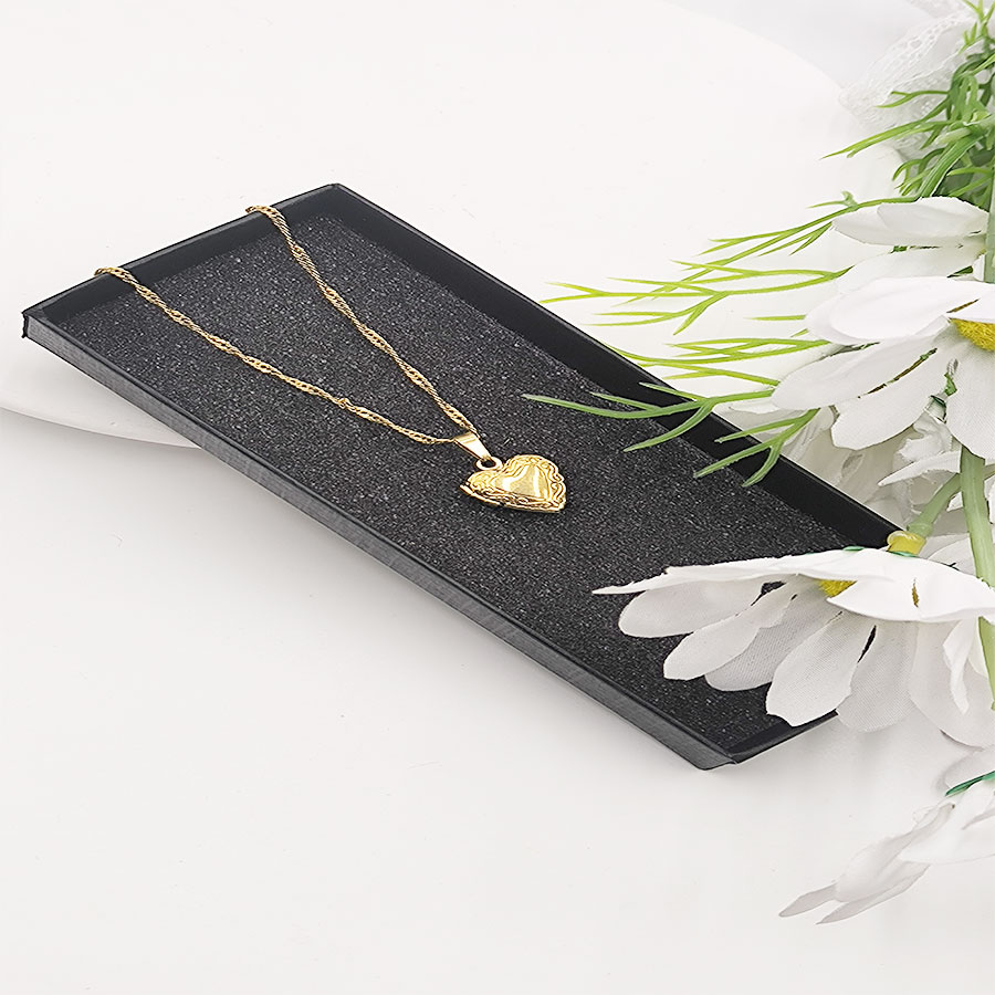 304 Stainless Steel Simple Style Classic Style Heart Shape Pendant Necklace display picture 1