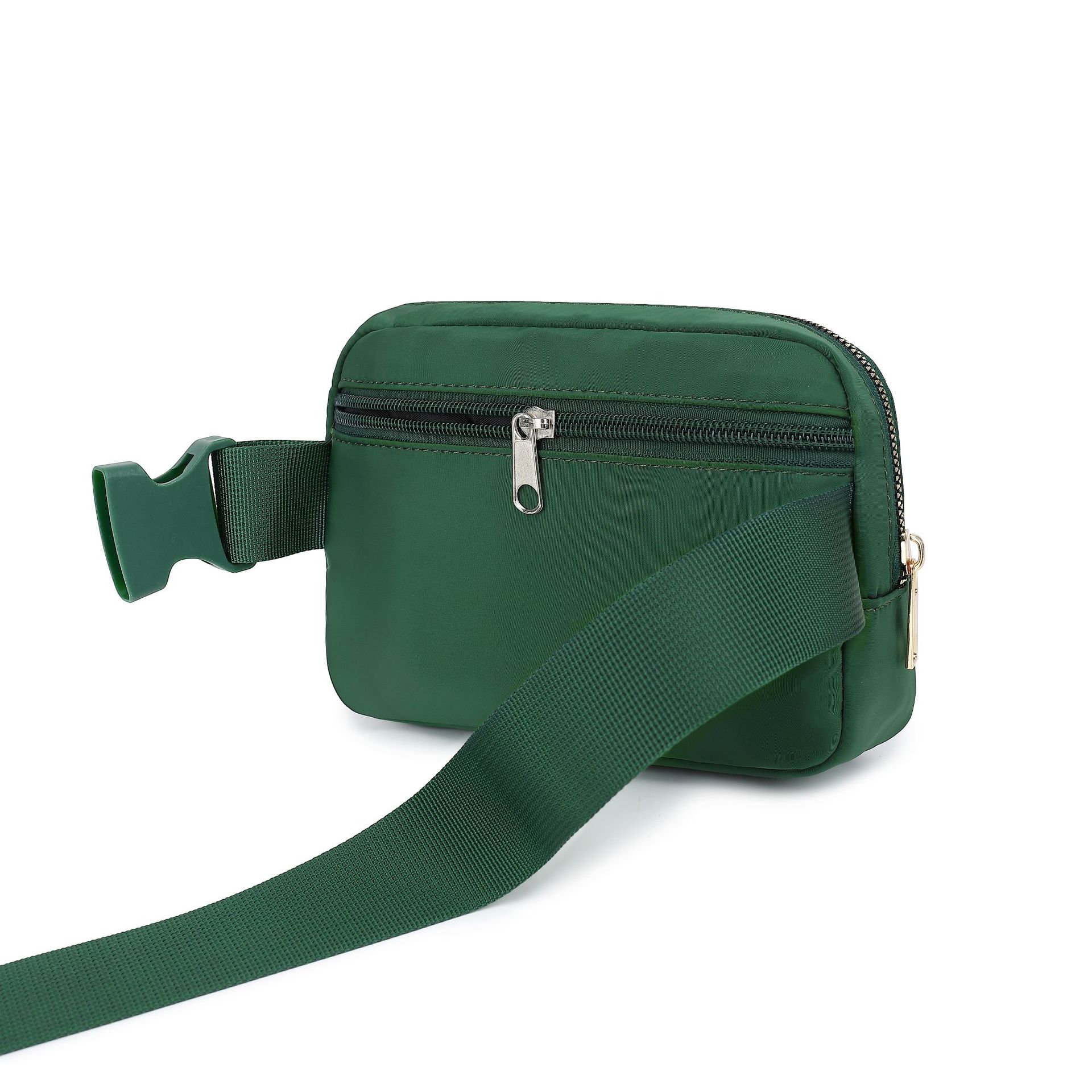 Unisex Basic Classic Style Solid Color Nylon Waist Bags display picture 5