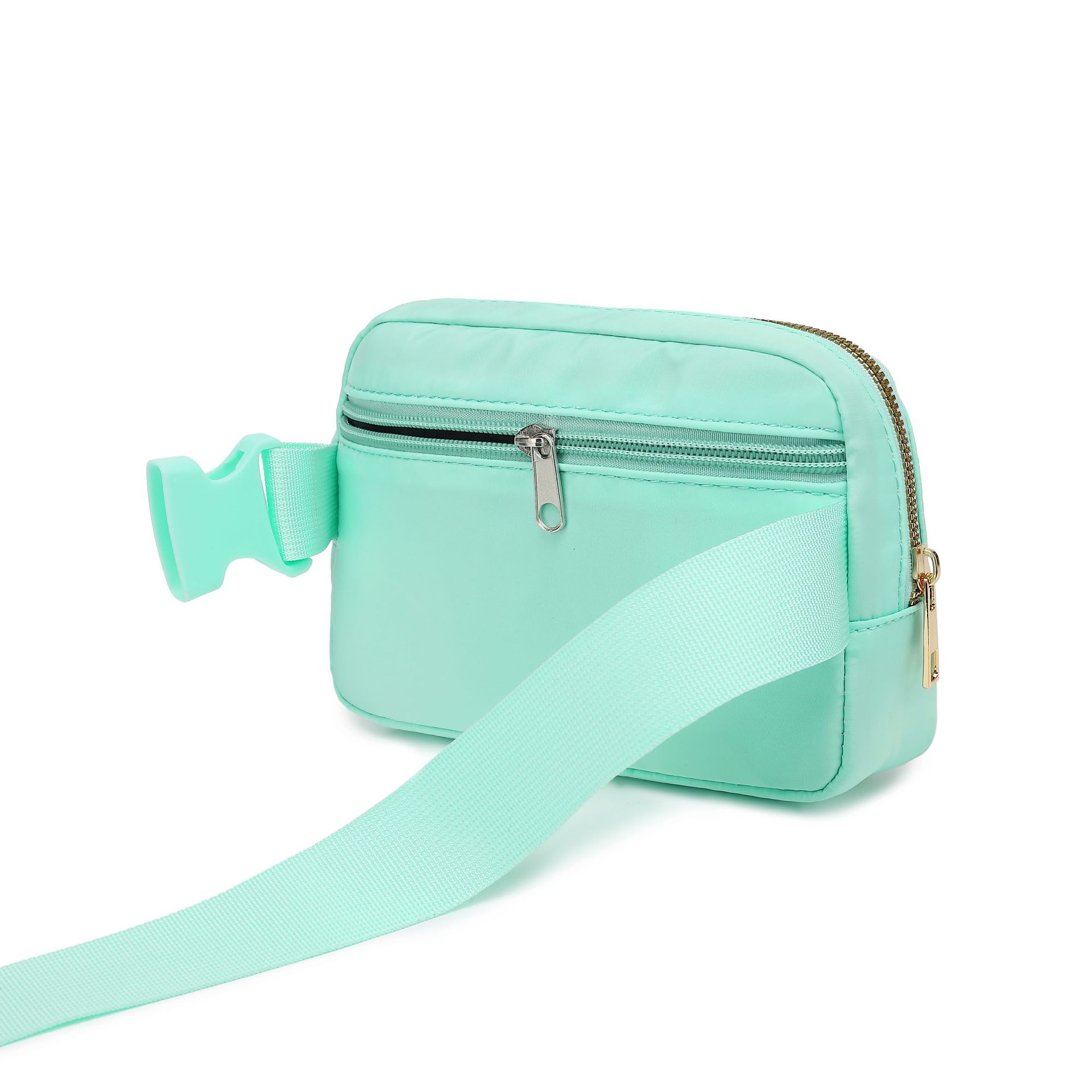 Unisex Basic Classic Style Solid Color Nylon Waist Bags display picture 6