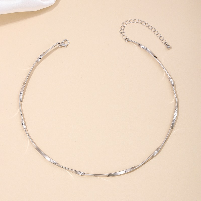 Wholesale Jewelry Basic Modern Style Classic Style Geometric Solid Color Alloy Choker display picture 6
