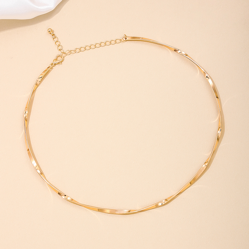 Wholesale Jewelry Basic Modern Style Classic Style Geometric Solid Color Alloy Choker display picture 4