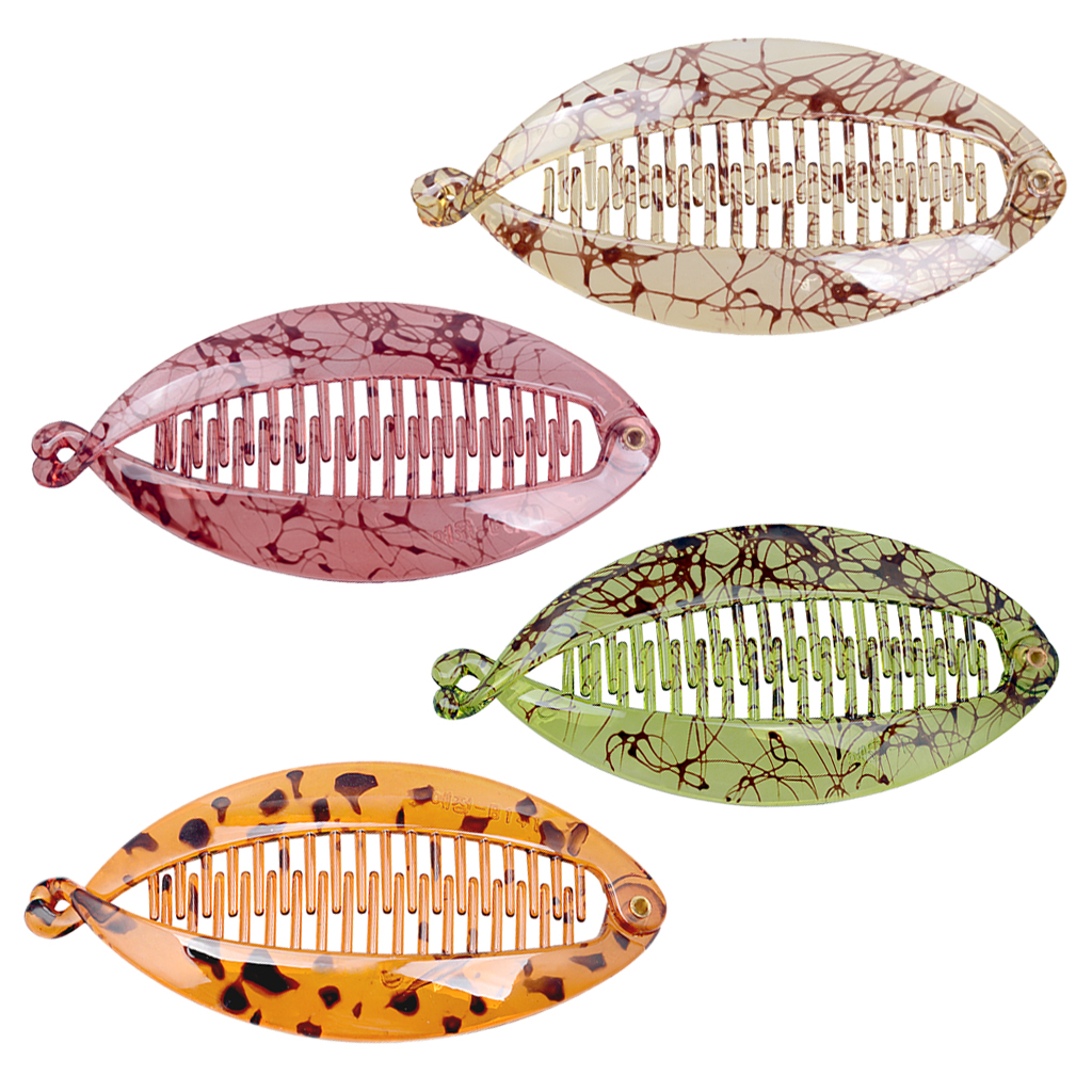 Women's Lady Classic Style Korean Style Fish Oxford Hair Clip display picture 1