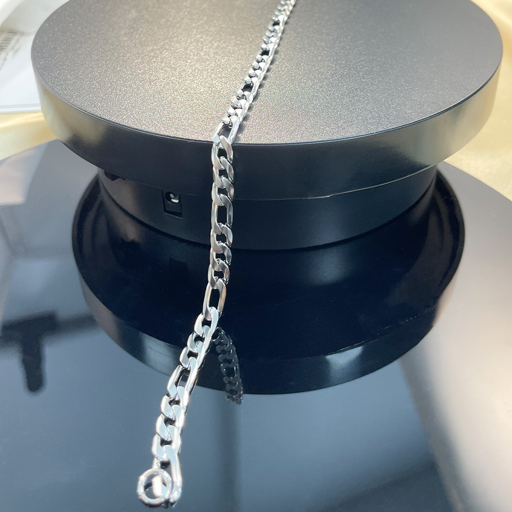 304 Stainless Steel Basic Modern Style Commute Polishing Geometric Solid Color Bracelets Necklace display picture 2