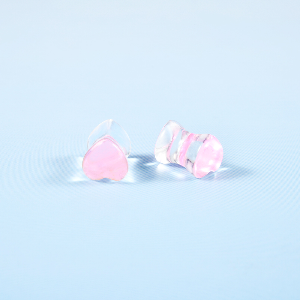 1 Piece Ear Cartilage Rings & Studs Basic Modern Style Classic Style Heart Shape Glass Auricle display picture 3