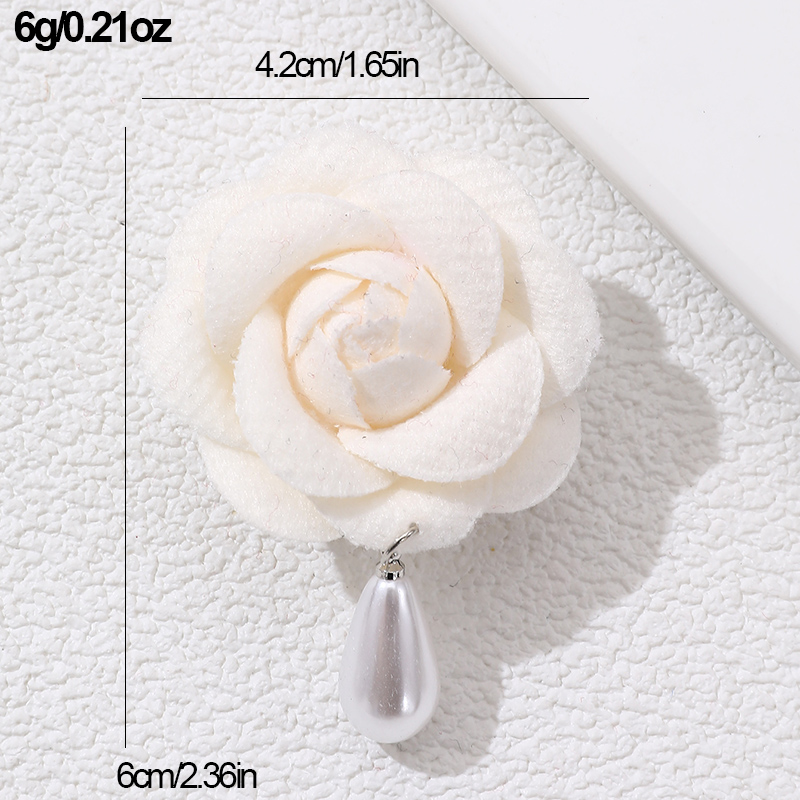 Elegant Lady Korean Style Flower Artificial Flower Women's Brooches display picture 3