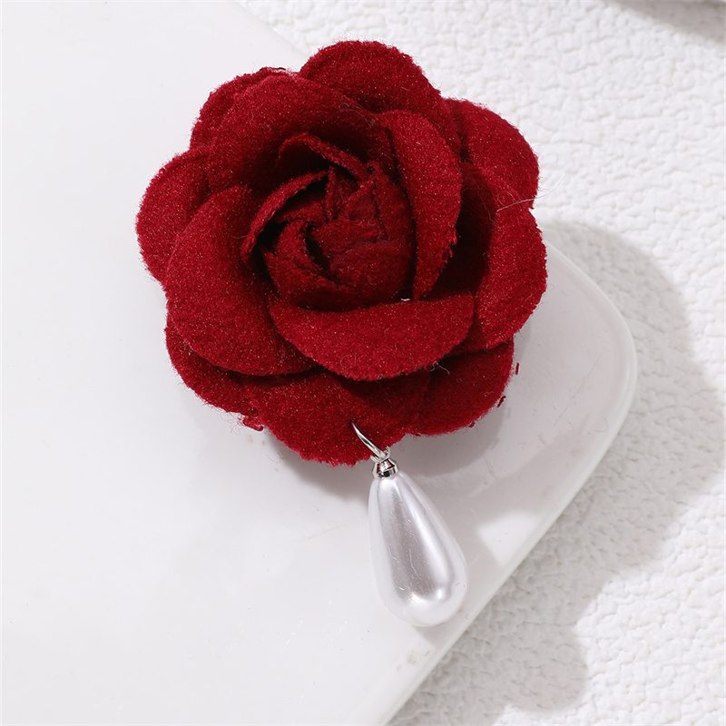 Elegant Lady Korean Style Flower Artificial Flower Women's Brooches display picture 15