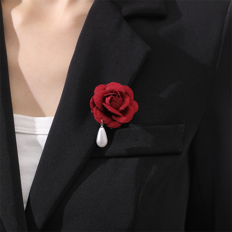Elegant Lady Korean Style Flower Artificial Flower Women's Brooches display picture 17