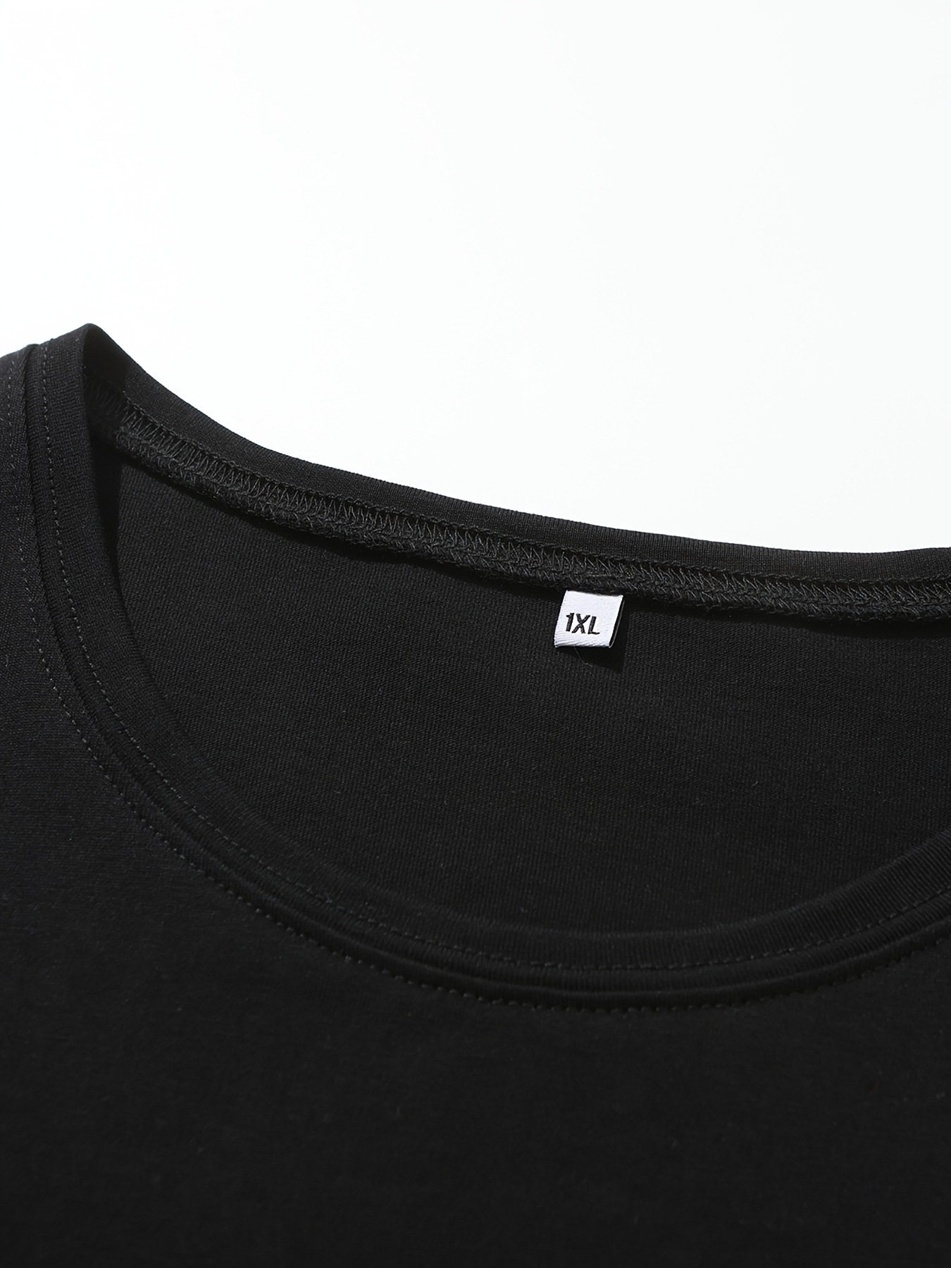 T-Shirt Kurzarm Übergrößen Drucken Einfacher Stil Brief display picture 6