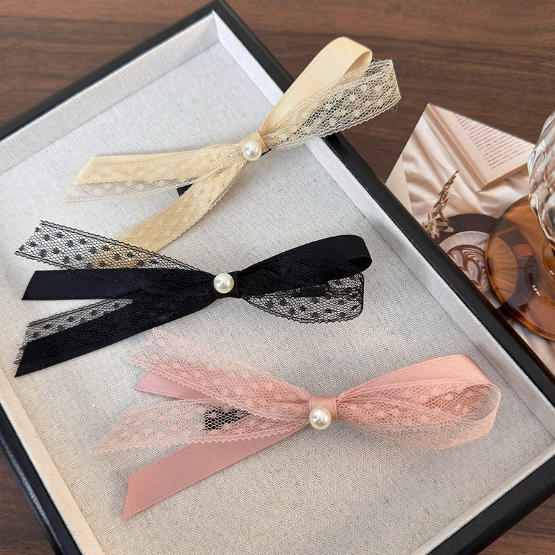 Women's Casual Cute Sweet Bow Knot Cloth Gauze Bowknot Hair Clip display picture 3