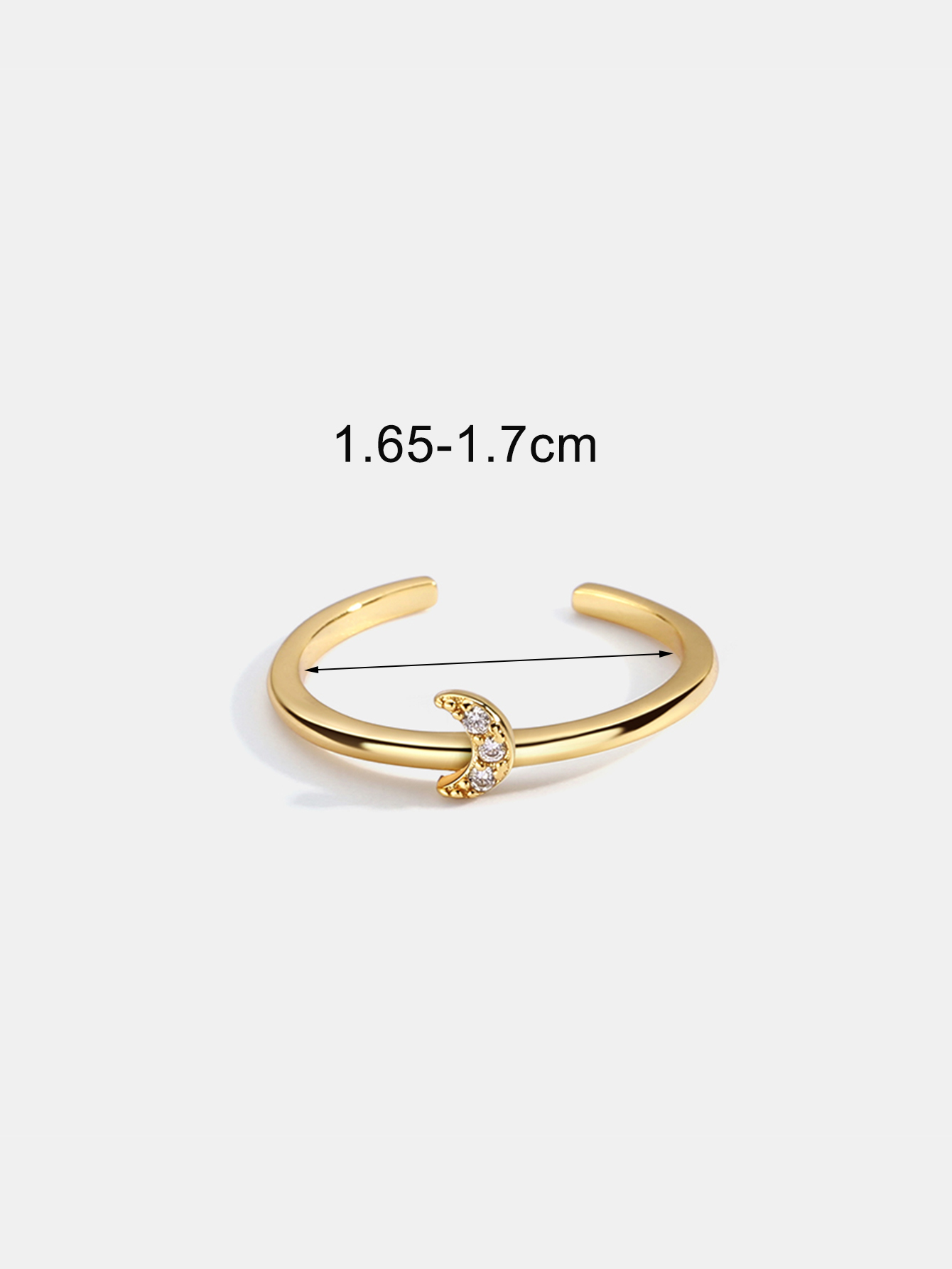 Copper 18K Gold Plated Simple Style Classic Style Plating Inlay Solid Color Zircon Rings display picture 8