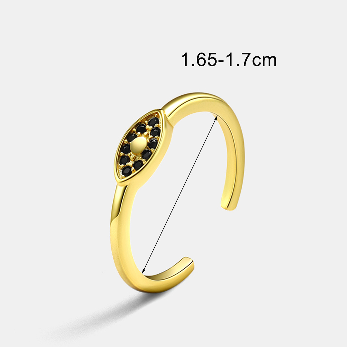Copper 18K Gold Plated Simple Style Classic Style Plating Inlay Solid Color Zircon Rings display picture 10
