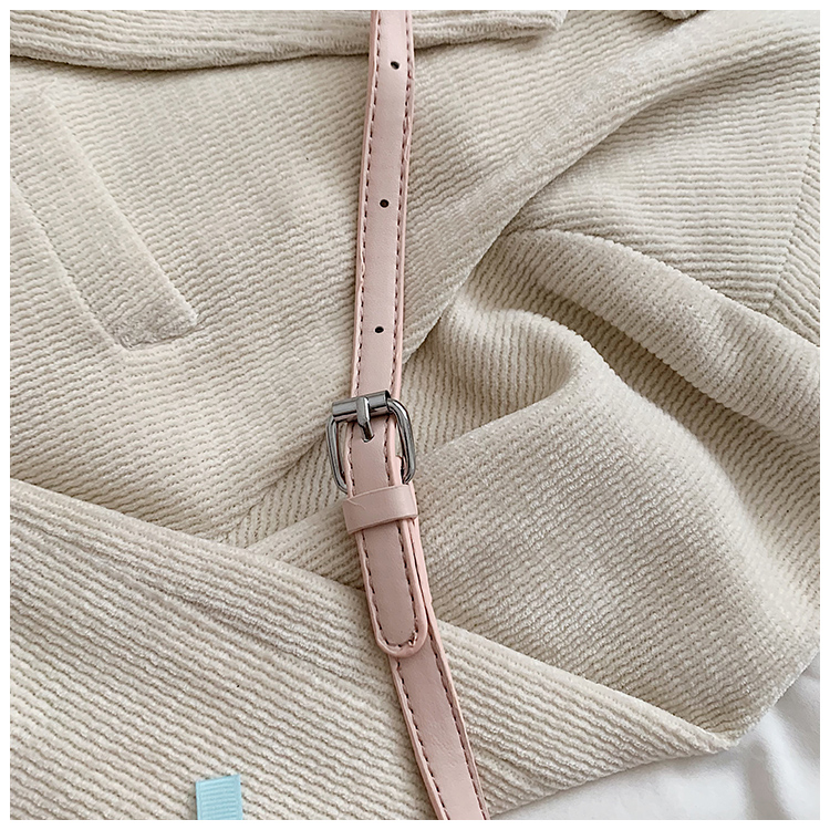 Women's Medium Pu Leather Solid Color Bow Knot Streetwear Cylindrical Zipper Crossbody Bag display picture 7