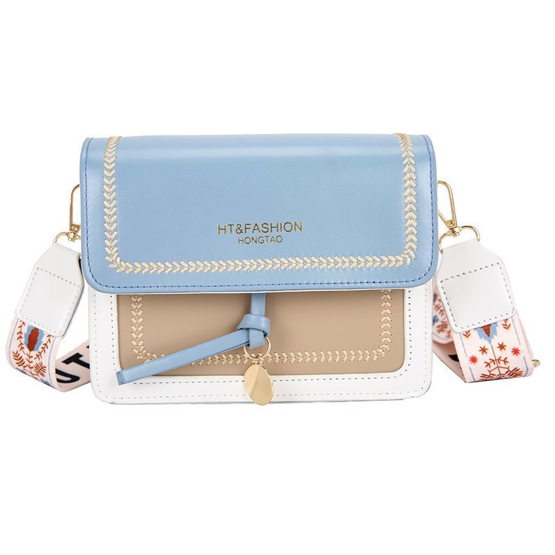Women's Medium PVC Color Block Elegant Classic Style Flip Cover Crossbody Bag display picture 8