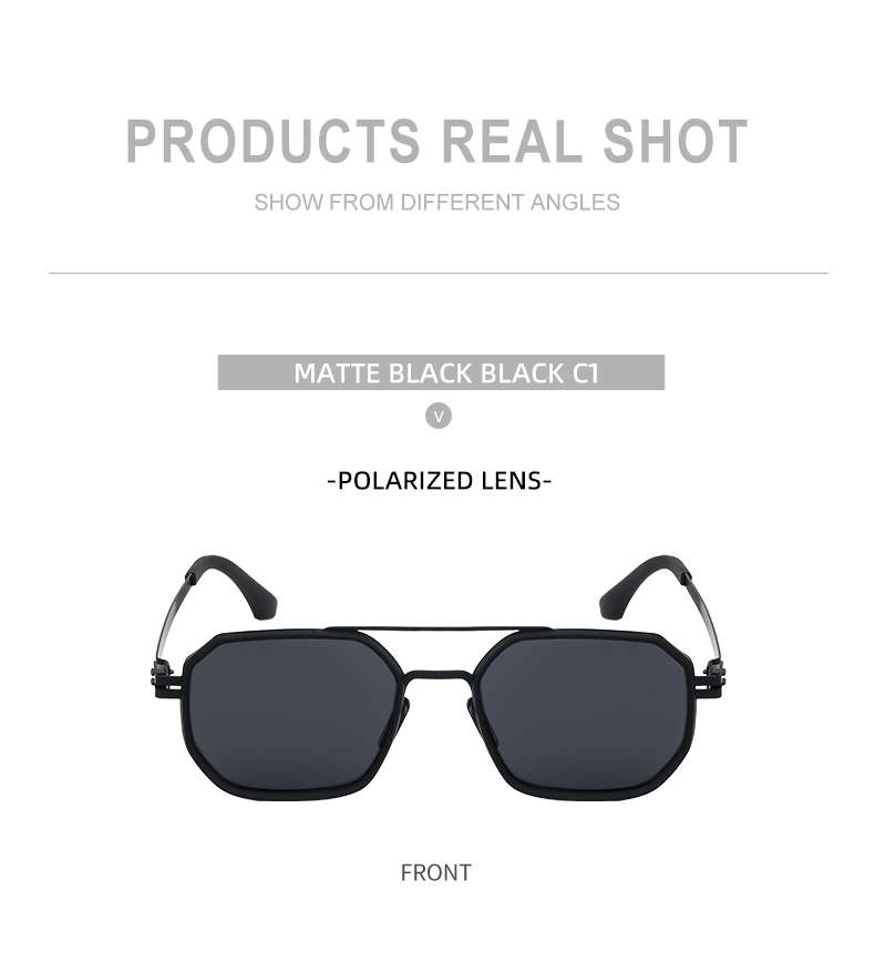 Casual Hawaiian Classic Style Square Tac Square Full Frame Men's Sunglasses display picture 1