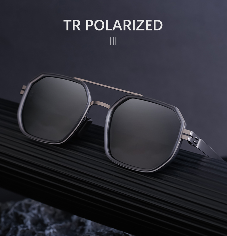 Casual Hawaiian Classic Style Square Tac Square Full Frame Men's Sunglasses display picture 10