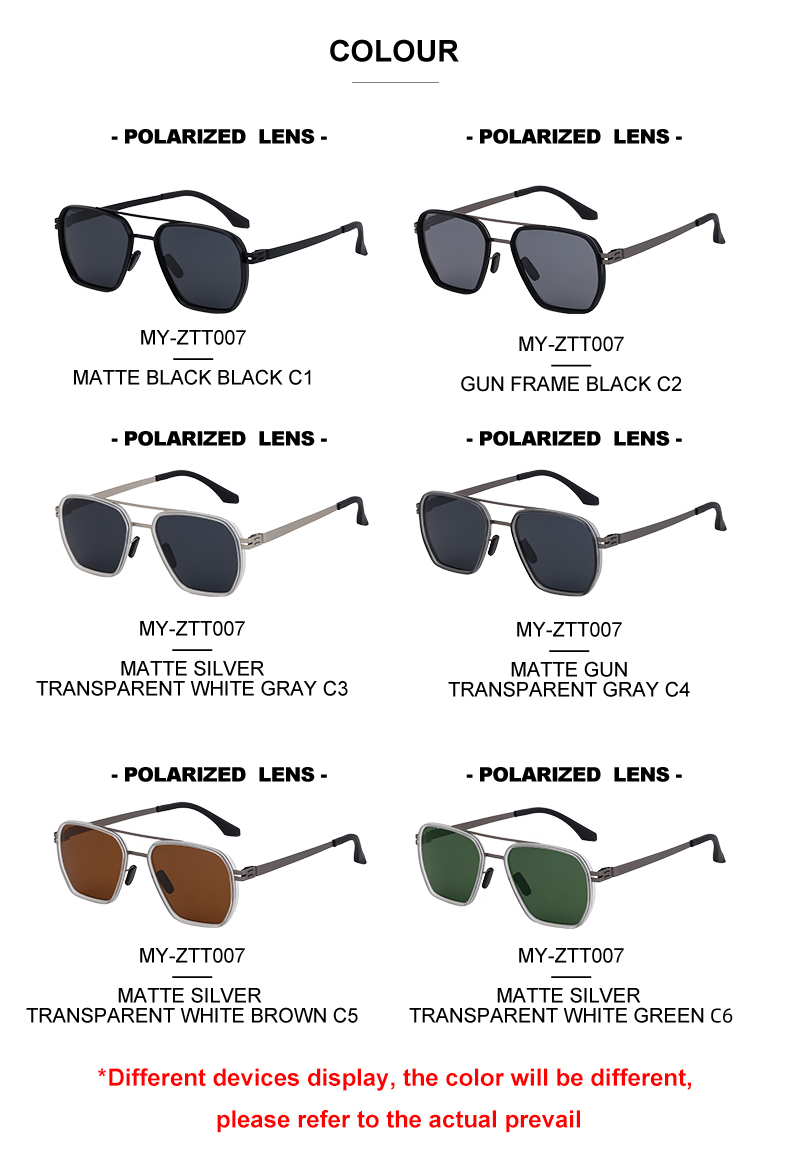 Casual Hawaiian Classic Style Square Tac Square Full Frame Men's Sunglasses display picture 13