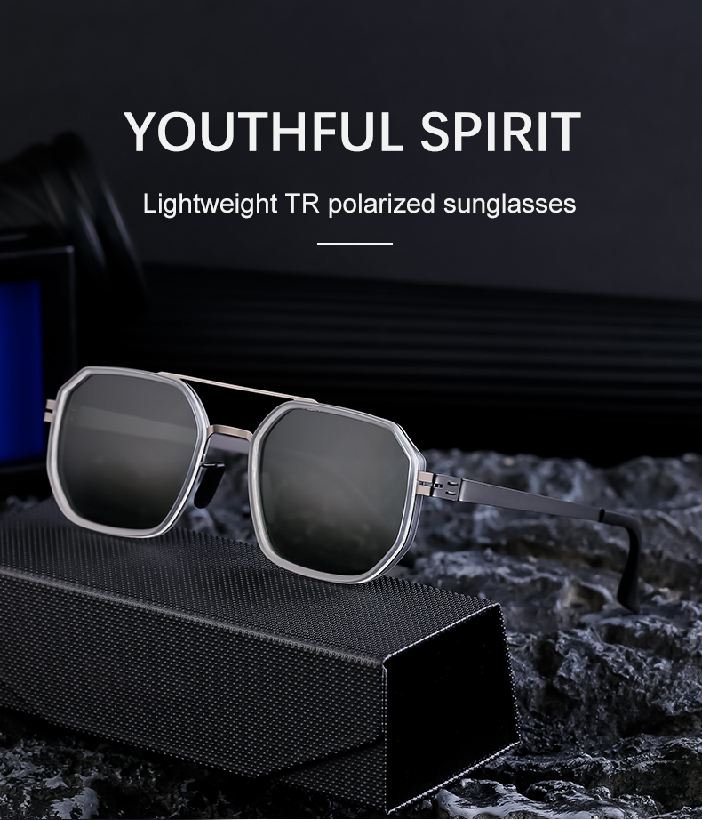 Casual Hawaiian Classic Style Square Tac Square Full Frame Men's Sunglasses display picture 12