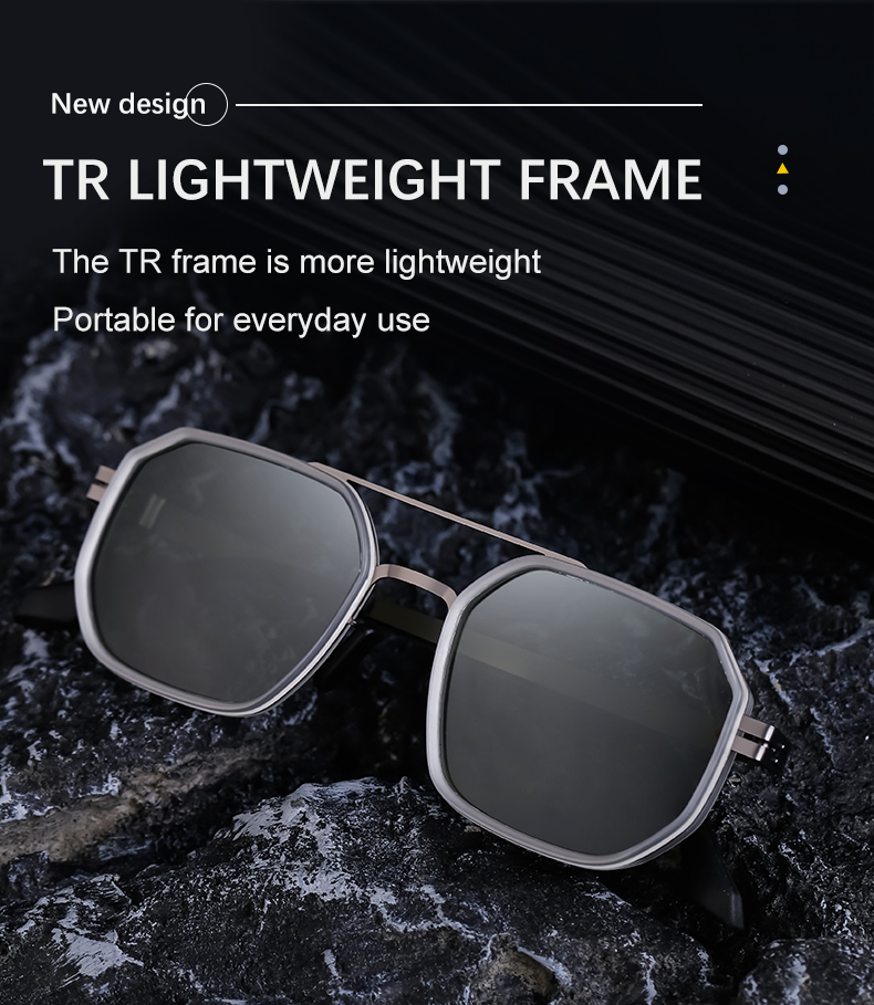 Casual Hawaiian Classic Style Square Tac Square Full Frame Men's Sunglasses display picture 5