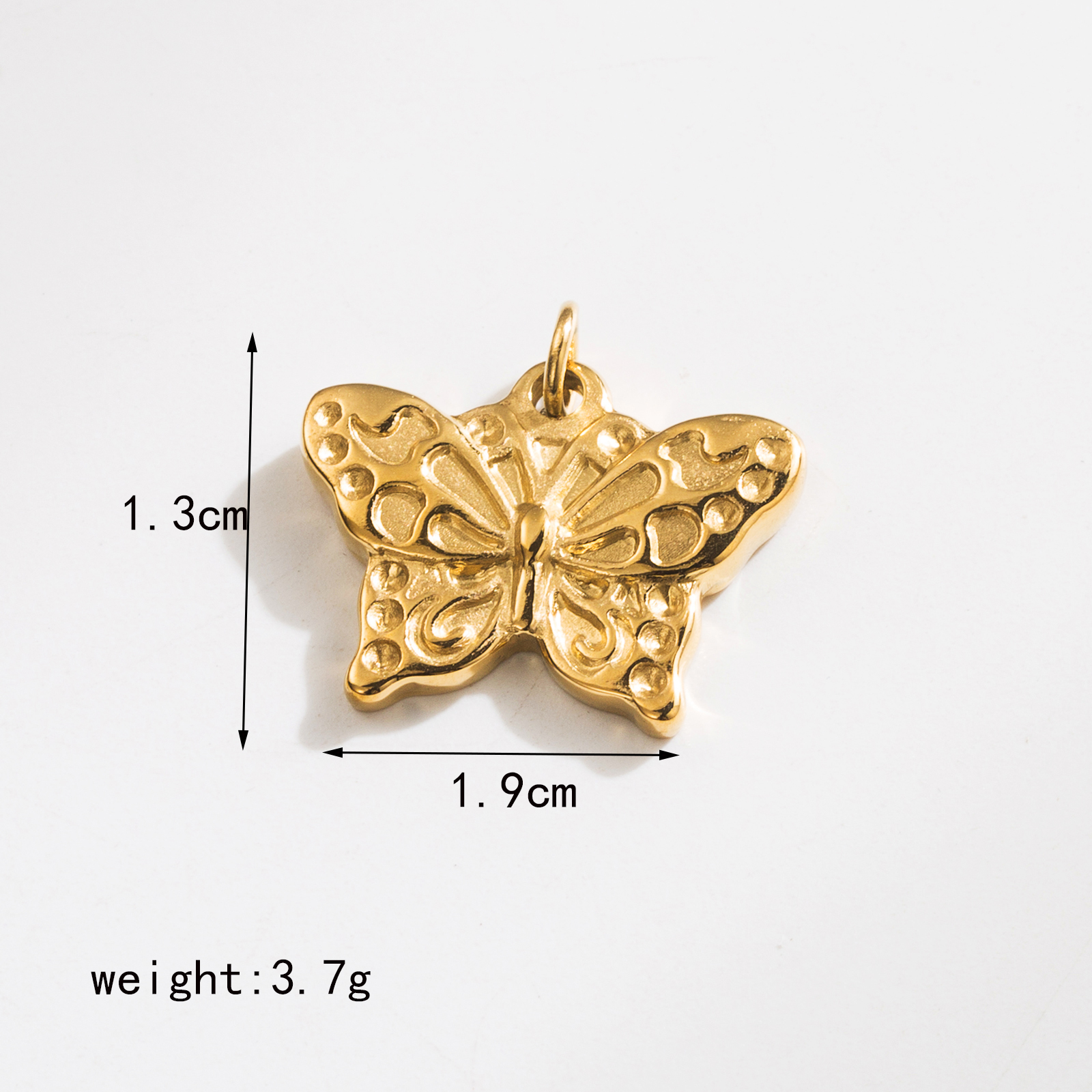 304 Stainless Steel 18K Gold Plated IG Style Sweet Artistic Polishing Butterfly Bow Knot Rings Earrings Necklace display picture 27